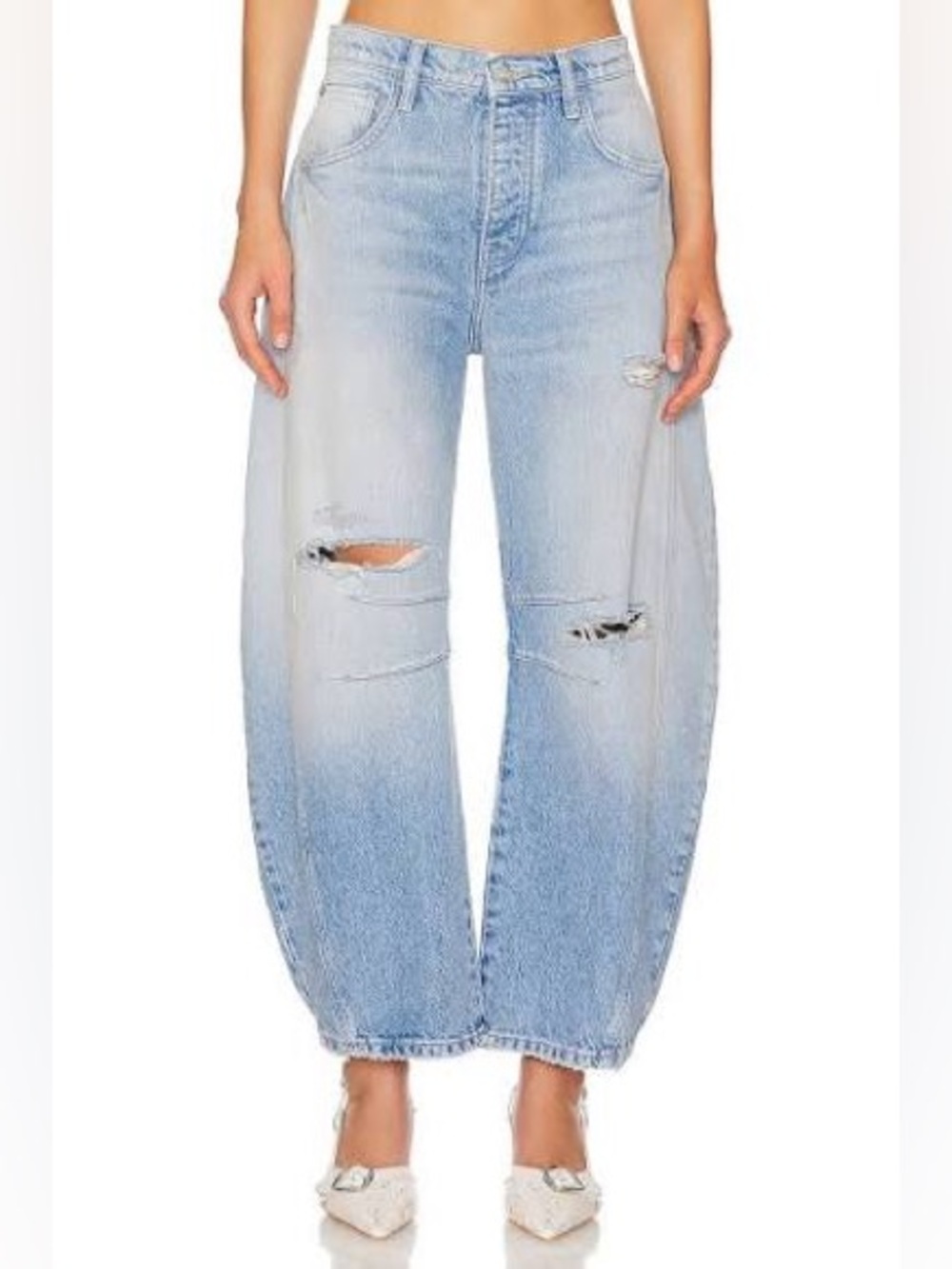 We the free good luck barrel leg jeans size 30